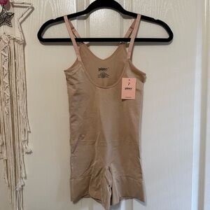 PINSY Open Bust Butter Sculpt Seamless Shapesuit Size Large
